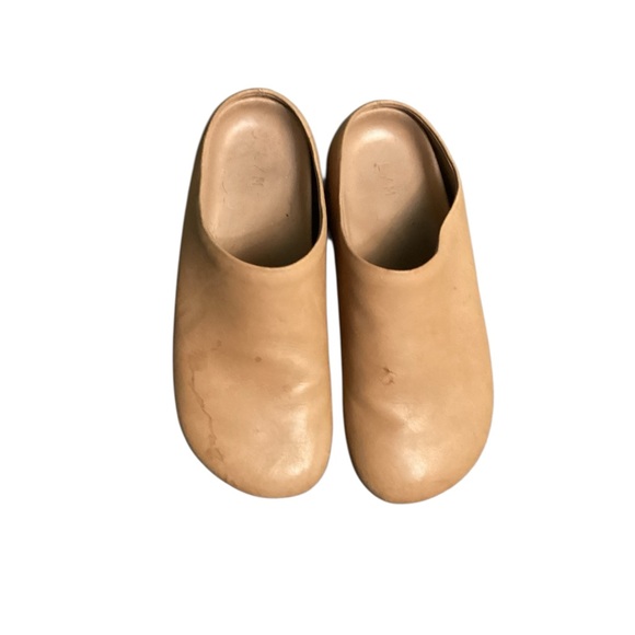 Lauren Manoogian Beige Leather Mono Mule - Picture 4 of 7